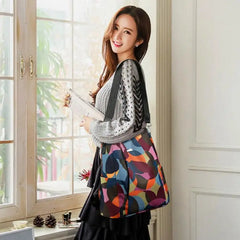 Casual Oxford Cloth Women Backpack Anti Theft Girls Schoolbags Teen Travel
