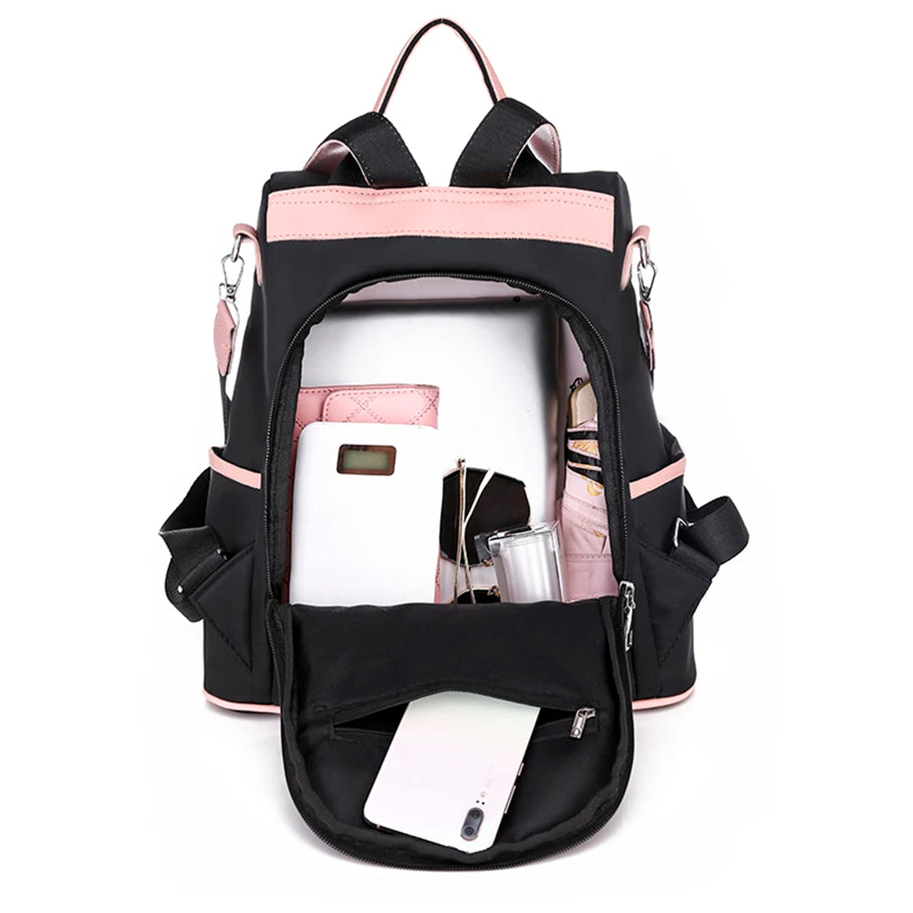 Casual Oxford Cloth Women Backpack Shoulder Handbags