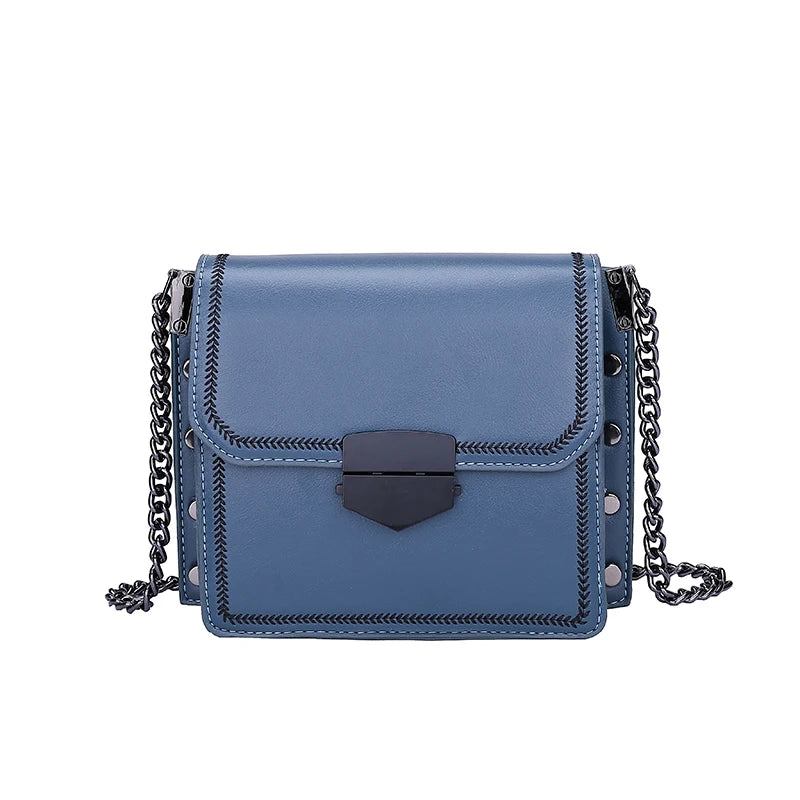 Casual PU Leather Crossbody Bags For Women Travel Handbag