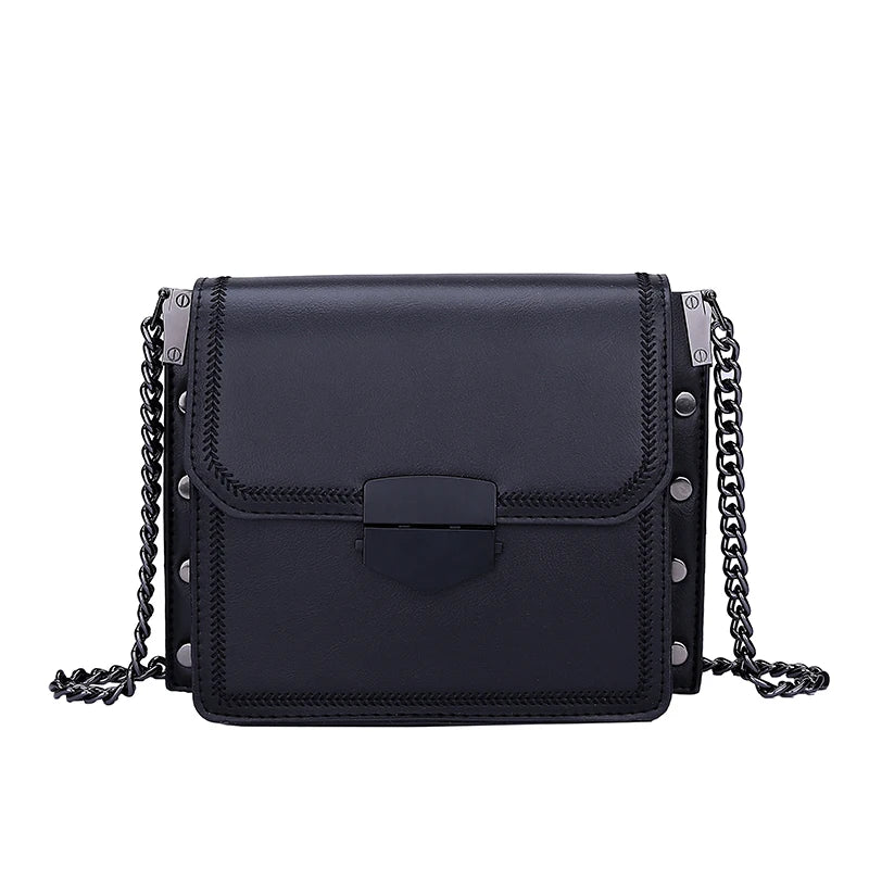Casual PU Leather Crossbody Bags For Women Travel Handbag