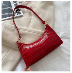 Women's PU Leather Sling Handbag Chain Shoulder Crossbody Bag