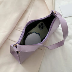 Casual PU Leather Sling Handbag Purse Women Chain Shoulder Crossbody Bag