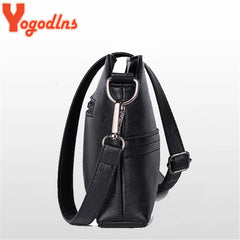 Casual Women Crossbody Bag PU Leather Shoulder Messenger