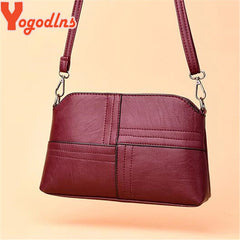 Casual Women Crossbody Bag PU Leather Shoulder Messenger