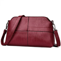 Casual Women Crossbody Bag PU Leather Shoulder Messenger
