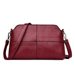 Casual Women Crossbody Bag PU Leather Shoulder Messenger