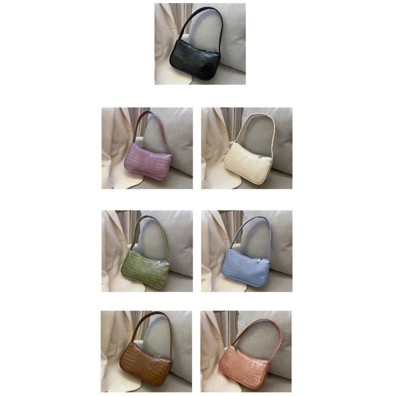 Casual PU Leather Women Handbag Shoulder Bag Chain Crossbody Female Daily