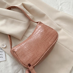 Casual PU Leather Women Handbag Shoulder Bag Chain Crossbody Female Daily
