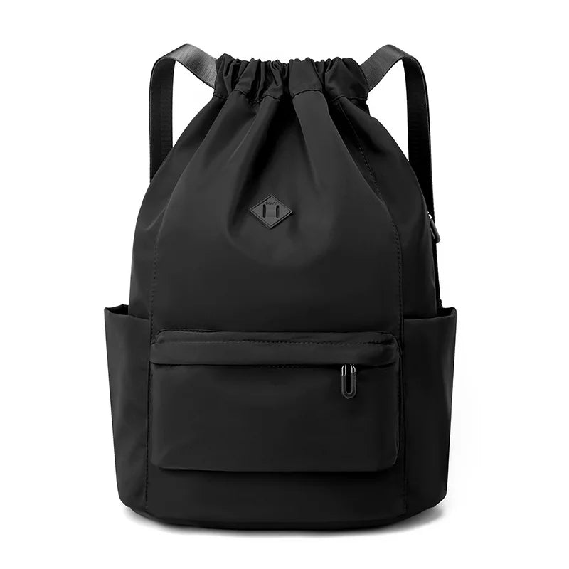 Casual Portable Women Drawstring Backpack Waterproof Lightweight Girl Travel Bag