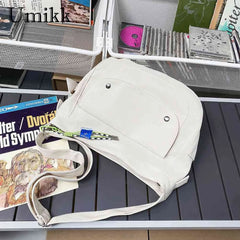 Casual Preppy School Shoulder Bag Women/Men Crossbody Satchel Large Capacity