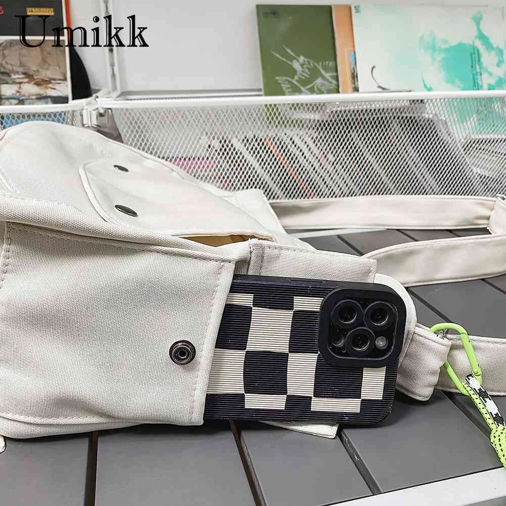 Casual Preppy School Shoulder Bag Women/Men Crossbody Satchel Large Capacity