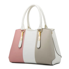 Casual Pu Leather Women Handbags Tote Bags Large Capacity 4 Pieces Set