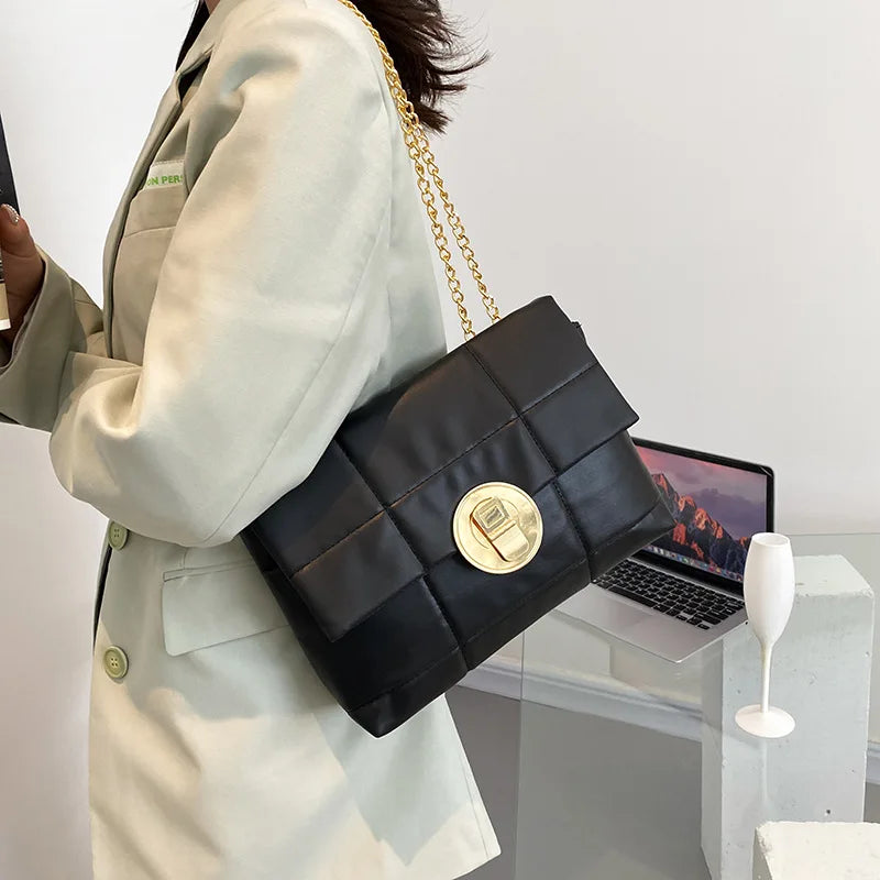 Women Shoulder Bag Ladies Handbag Crossbody Bag With Lock
