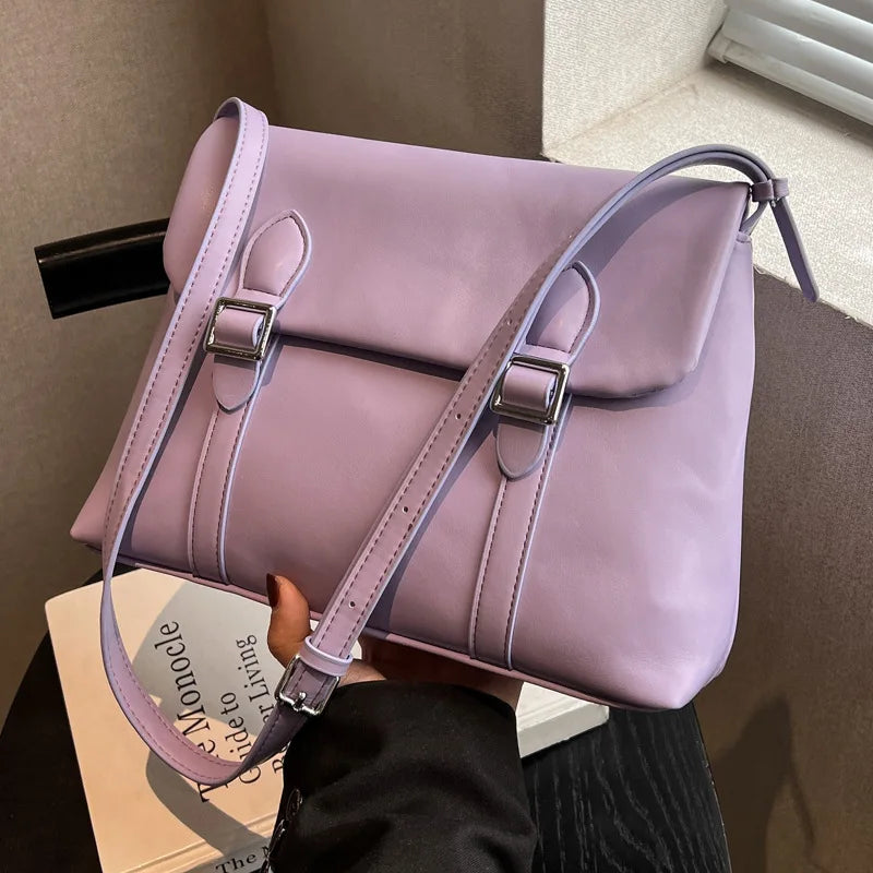 Women Shoulder Bag Pu Leather Crossbody Tote Messenger High Ladies Handbags