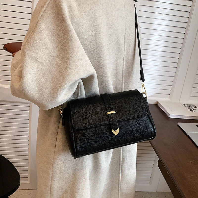 Casual PU Leather Women Shoulder Bag High Ladies Small Crossbody Bag
