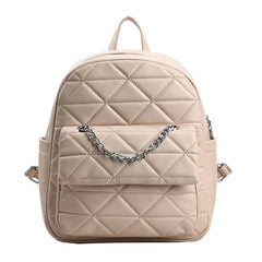 Casual PU Leather Women Small Backpack for Girls