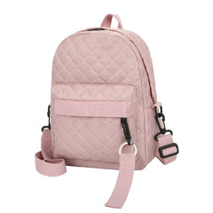 Vintage Lattice Pattern Women Backpack School Bag