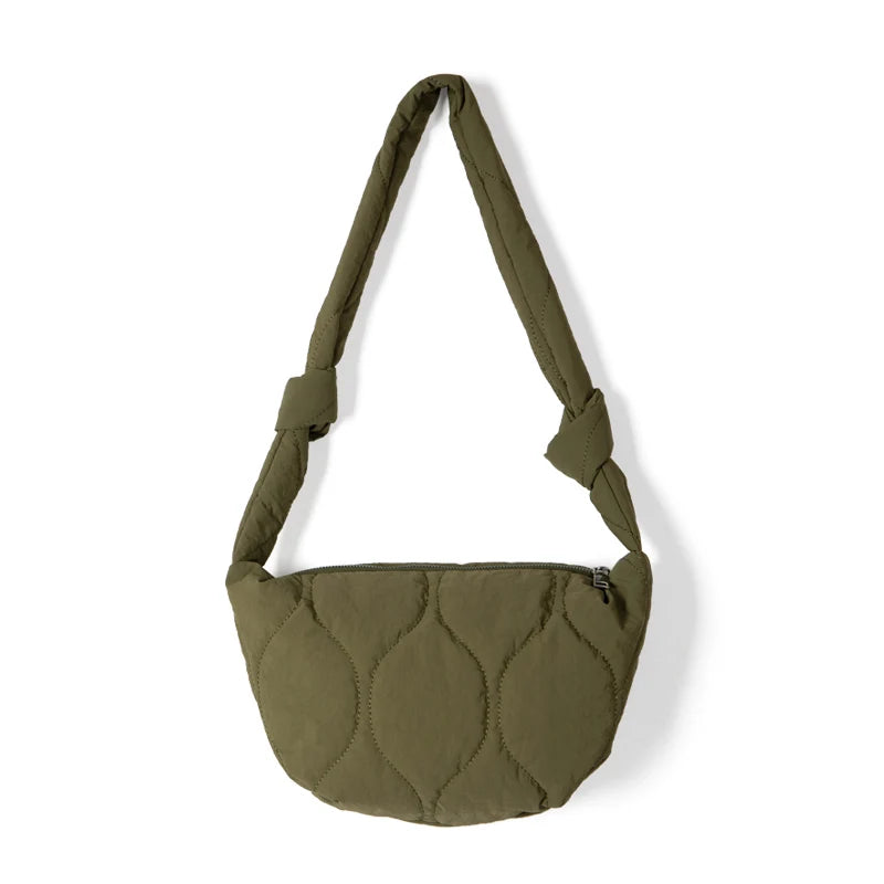 Quilted Hobos Shoulder Bags Padded Tote Bag