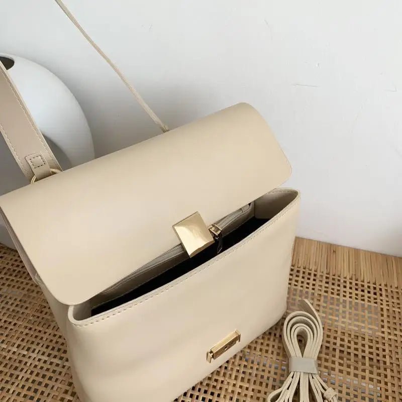 Casual Retro Shoulder Bags Women Strap Handbags Female Pu Leather Crossbody