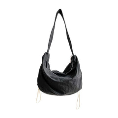 Casual Ruched Hobos Women Shoulder Bags Drawstring Lady Handbags