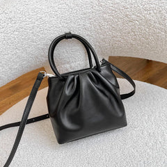 Ruched Shoulder Bag Small Crossbody for Women Travel Hand Bag