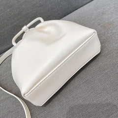 Ruched Shoulder Bag Small Crossbody for Women Travel Hand Bag