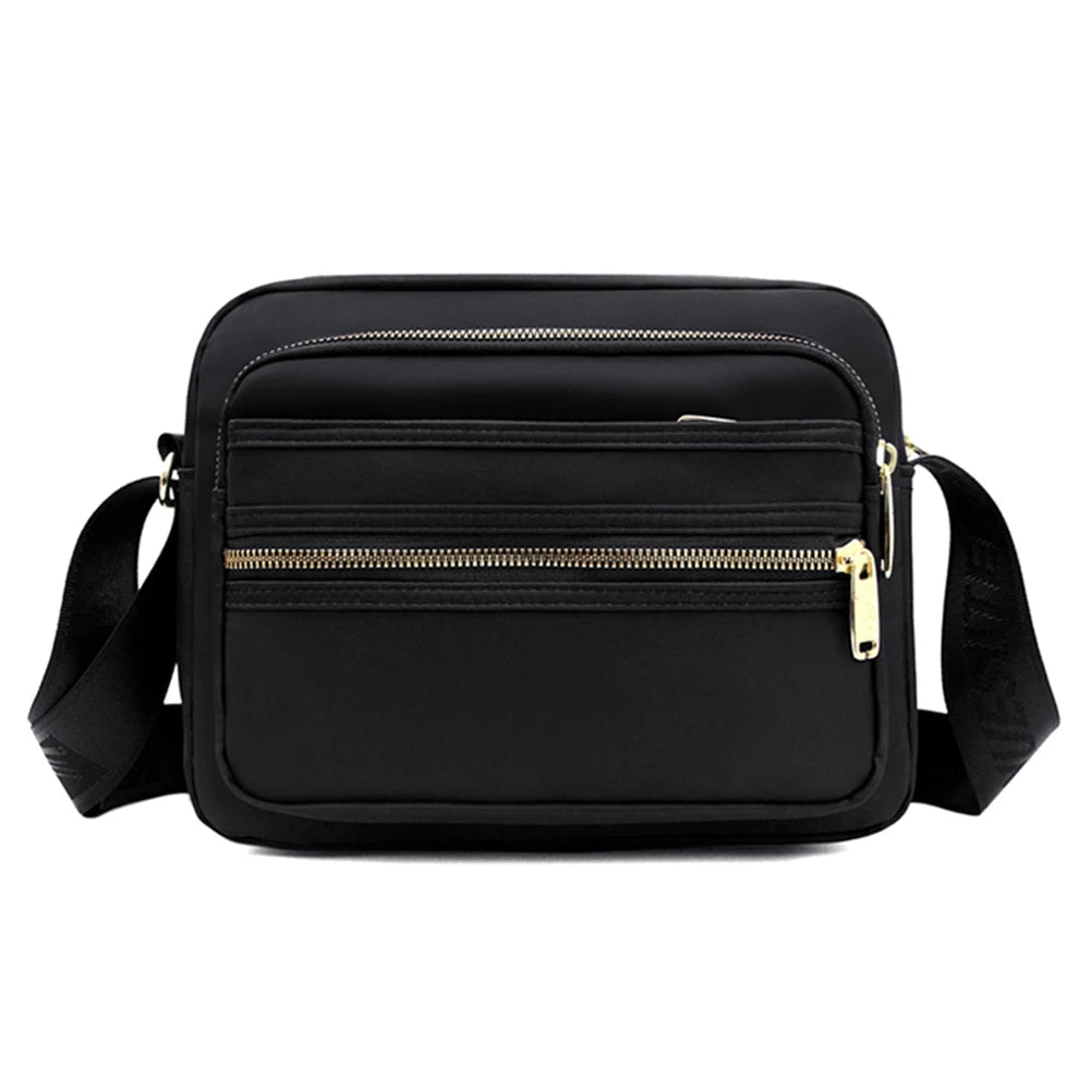 Casual Shoulder Bag Waterproof Nylon Phone Pouch Messenger Bag