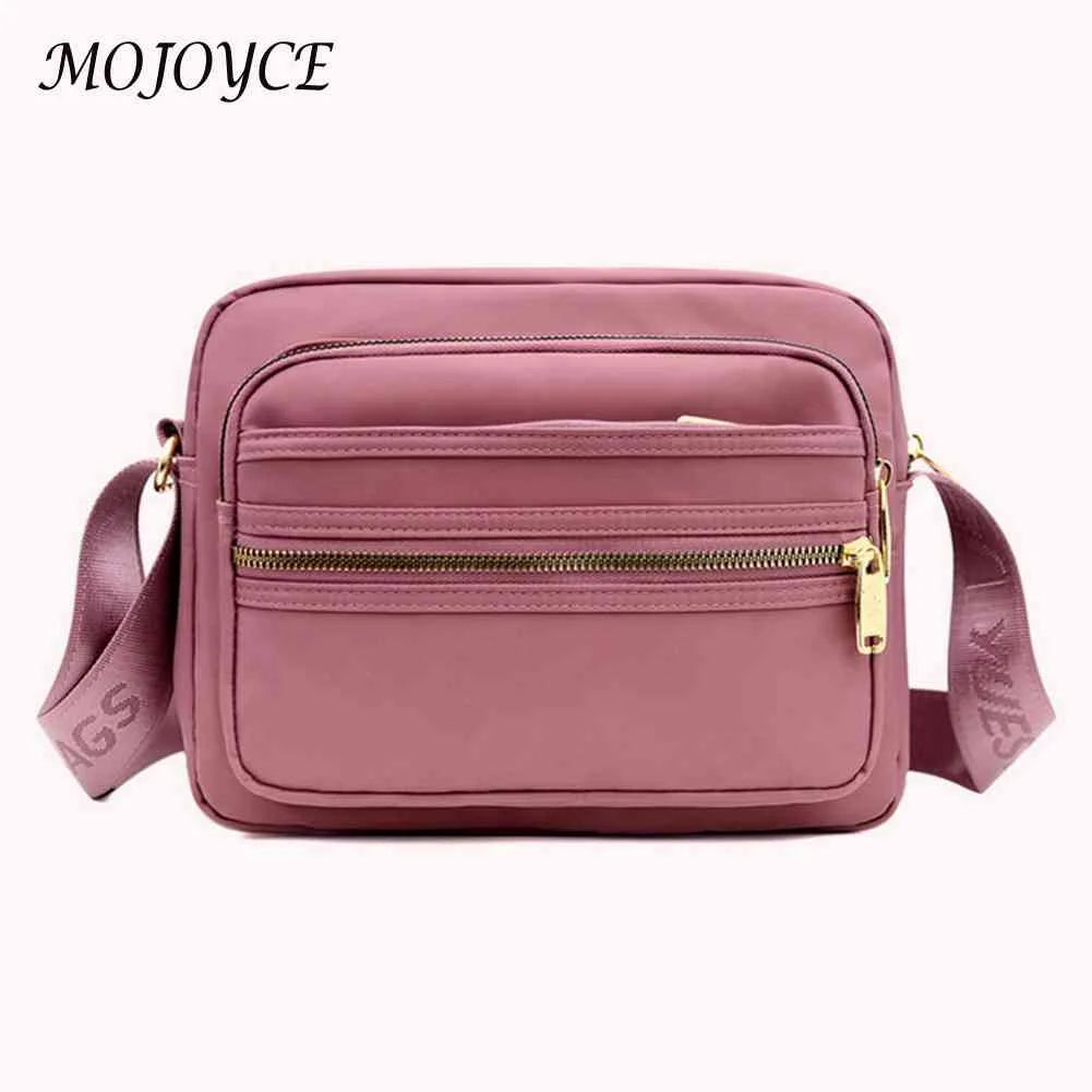 Casual Shoulder Bag Waterproof Nylon Phone Pouch Messenger Bag
