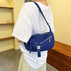 Women's Leather Shoulder Bag Sport Style Handbag