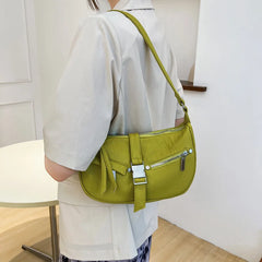 Women's Leather Shoulder Bag Sport Style Handbag