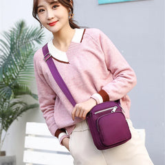 Casual Small Flap Crossbody Bag Phone Purse Waterproof Nylon