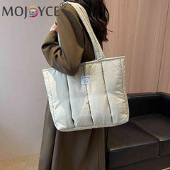 Casual Shoulder Handbag Large Capacity Soft Portable for Office Travel