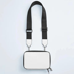 Casual Small Box Ladies Messenger Bag PU Leather Wide Shoulder Strap
