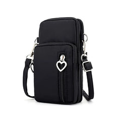 Small Shoulder Bag Women Cell Phone Pocket Waterproof Nylon Handbag