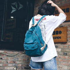 Canvas Women Backpack Large Capacity Travel Bag School Laptop Mochilas