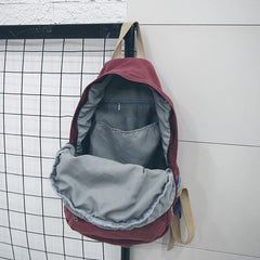 Canvas Women Backpack Large Capacity Travel Bag School Laptop Mochilas