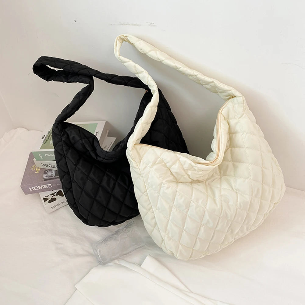 Quilted Shoulder Bag Winter Large Crossbody Bag