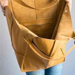 Casual Soft Tote Women Handbags Pu Leather Shoulder Bag Big Shopper Purses