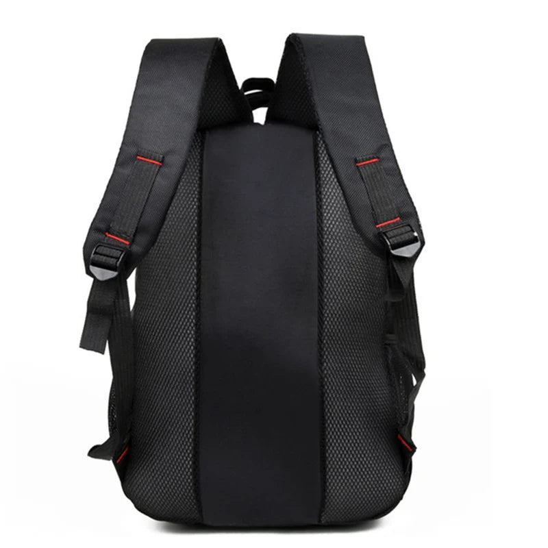 Casual Solid Oxford Man's Backpack Large Student Schoolbag