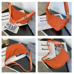 Casual Nylon Hobos Bag Large Capacity Travel Shoulder Crossbody Bag