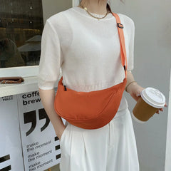 Casual Nylon Hobos Bag Large Capacity Travel Shoulder Crossbody Bag