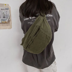Casual Solid Fanny Pack Waist Bag Large Capacity Unisex