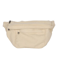 Casual Solid Fanny Pack Waist Bag Large Capacity Unisex