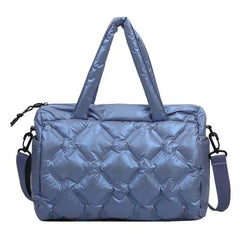 Casual Space Pad Cotton Crossbody Bag Large Capacity Tote