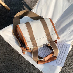 Casual Splicing Canvas Women Handbags Tote Shoulder Bags