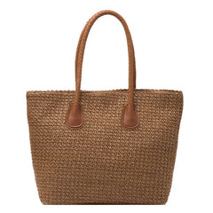 Straw Bag for Women Big Capacity Beach Holiday Style Handbag