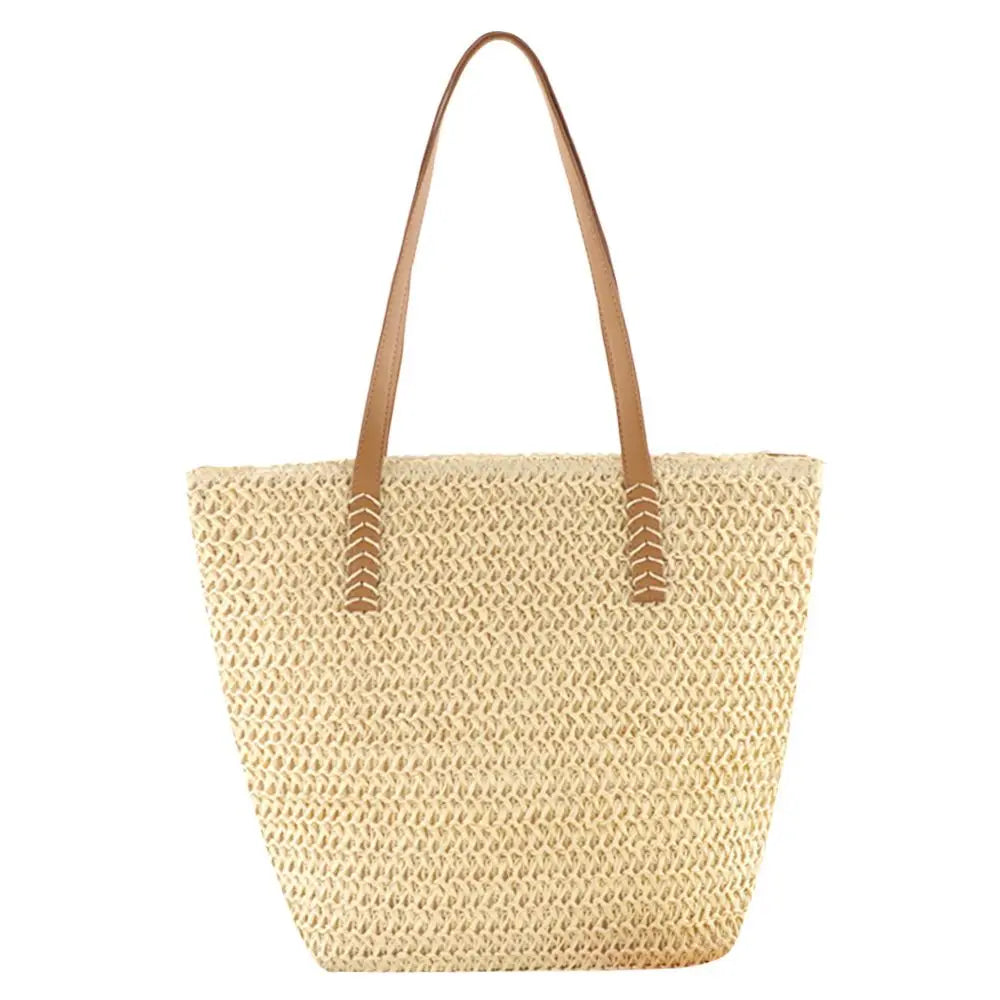 Straw Woven Handbags Summer Beach Women Shoulder Underarm Bags