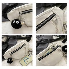 Casual Street Chest Bag Women Fanny Belt Pouch