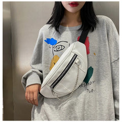 Casual Street Chest Bag Women Fanny Belt Pouch