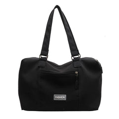 Casual Style Large Canvas Tote Bag for Women Spring Shoulder Side Bag